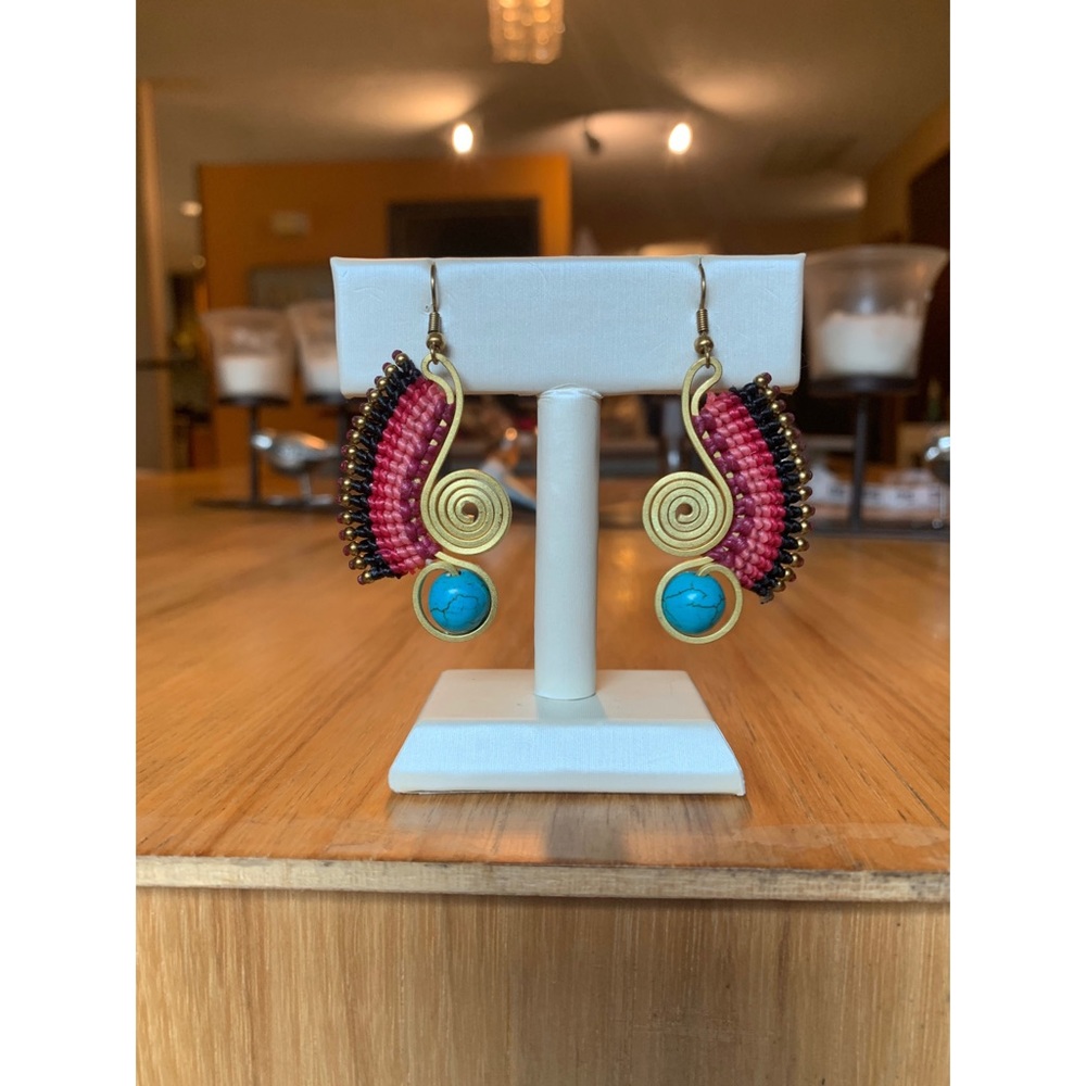 Thai Macrame Earrings